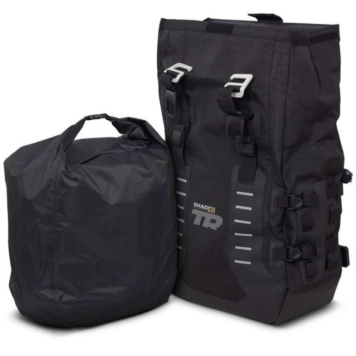 Kit sacoches Shad TERRA TR40 2x32 litres + supports TRANSALP 750