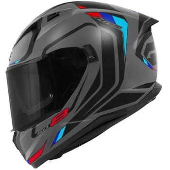 Casque moto Givi 50.8 MACH1 GRIS/ROUGE