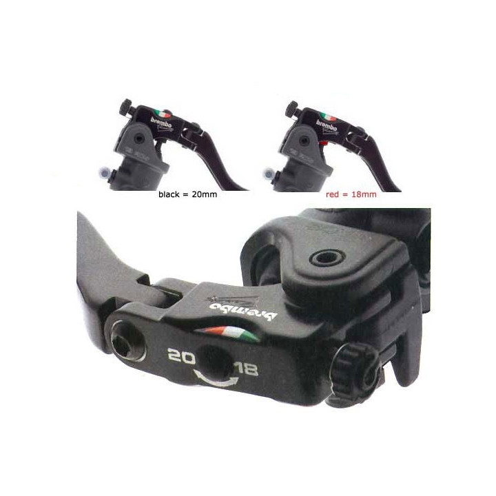 Maître-cylindre de frein Brembo PR19 RCS Levier long repliable
