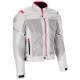 Blouson moto été femme Acerbis CE RAMSEY VENTED LADY GREY/PINK