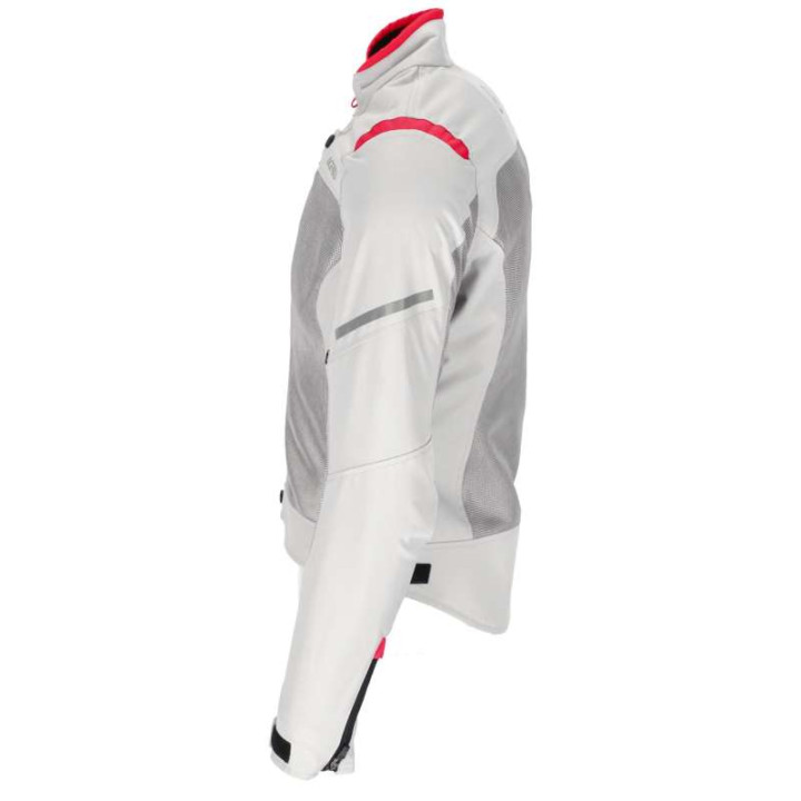Blouson moto été femme Acerbis CE RAMSEY VENTED LADY GREY/PINK