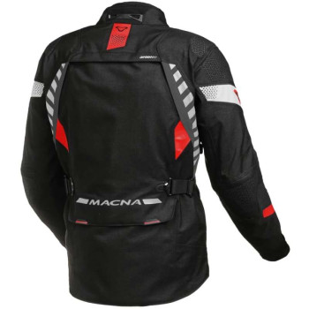 Veste moto Macna ULTIMAX Noir/Rouge
