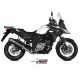 Mivv SPEED EDGE muffler Inox black (S.049.LRB) Suzuki DL650 V-STROM 17-