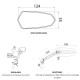 Puig F1.1 motorcycle mirror