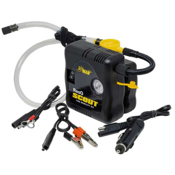Mini-compresseur 12 volts + kit anti-crevaison Airman ResQ Scout