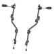 Support réglable (3493N) pour bulle Puig CRF1000L AFRICA TWIN