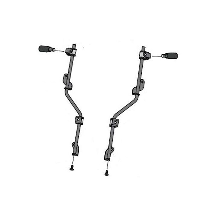Support réglable (3493N) pour bulle Puig CRF1000L AFRICA TWIN