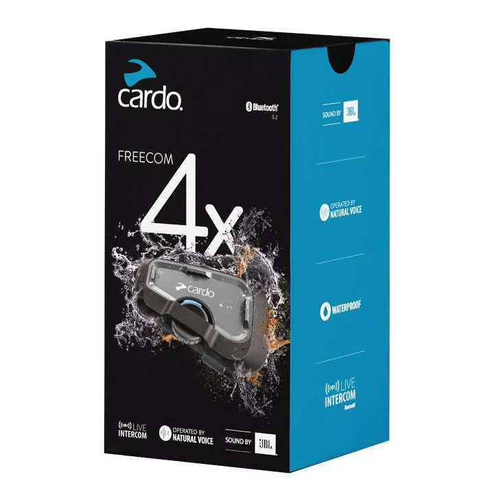 Intercom moto Cardo FREECOM 4X JBL SOLO (1 casque) Intercom moto Cardo FREECOM 4X JBL SOLO (1 casque)