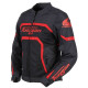 Blouson femme Furygan MYSTIC LADY EVO VENTED Noir/Rouge