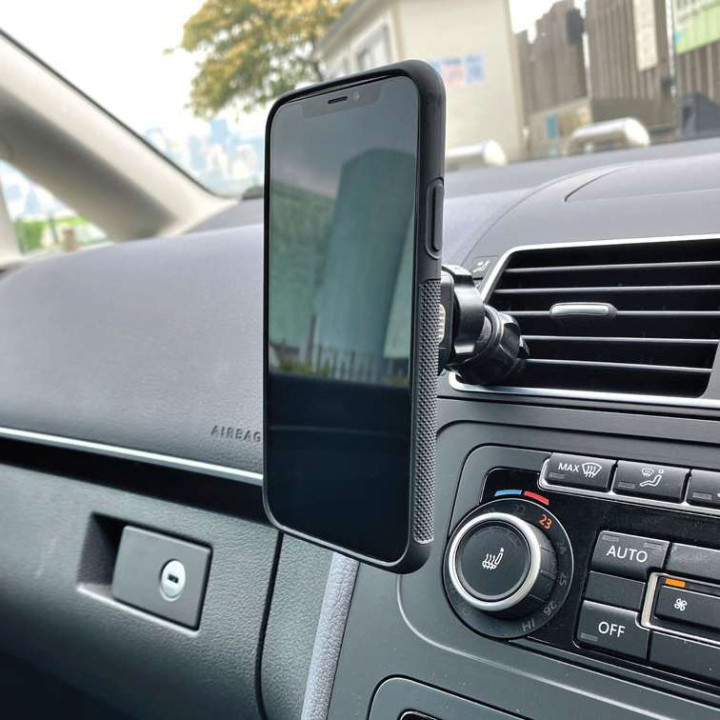 Support voiture TIGRA Mountcase FIT-CLIC grille ventilation 2.0