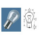Ampoule clignotant OSRAM P21W BA15S