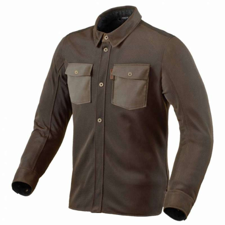 Rev'it TRACER AIR 2 BROWN summer motorcycle shirt