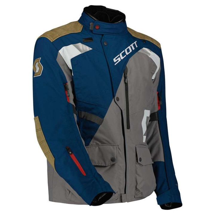 Veste moto Scott DUALRAID DRYO BLUE/GREY Veste moto Scott DUALRAID DRYO BLUE/GREY