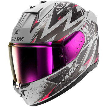 Casque moto Shark D-SKWAL 3 BLAST-R Gris/Rose