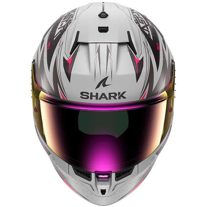Shark D-SKWAL 3 BLAST-R Grey/Pink motorcycle helmet