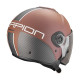 Casque moto Scorpion EXO-CITY II CARBO Marron mat / Noir