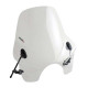Pare-brise moto Puig TOURING I incolore (0856W) pour feu rond