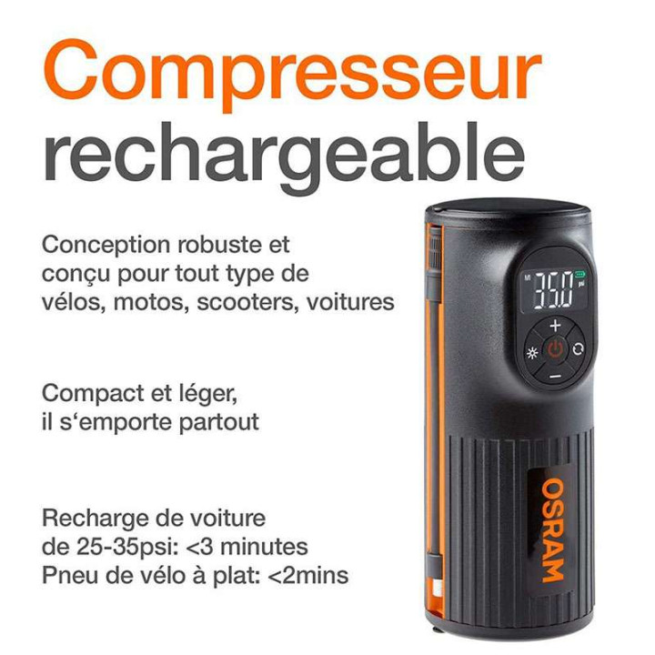 Osram TYREinflate 2000 self-contained wireless compressor