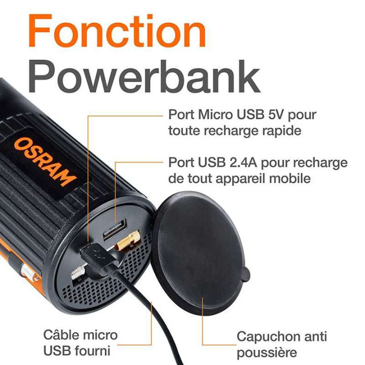 Osram TYREinflate 2000 self-contained wireless compressor