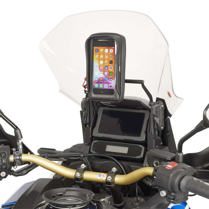 Support moto GIVI S958B pour grand smartphone