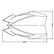 Windshield Puig NAKED NEW GENERATION TOURING (3865) Z650 2020