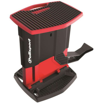 Lève moto cross Polisport pliable avec pédale de levage Lève moto cross Polisport pliable avec pédale de levage