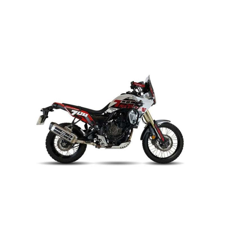 Silencieux homologué Ixil MXT inox (EY9067SS) Yamaha Ténéré 700