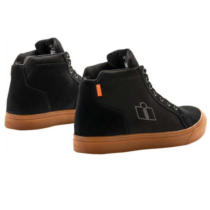 Chaussures moto Icon CARGA Noir/Marron