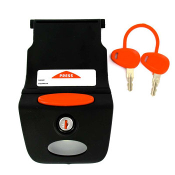Serrure complète Givi Z641NM2 pour top case V46 et valises V35 Serrure complète Givi Z641NM2 pour top case V46 et valises V35
