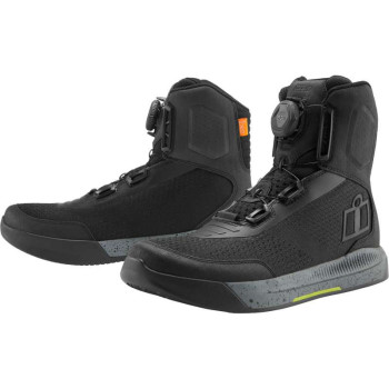 Chaussures moto Icon OVERLORD VENTED Noir