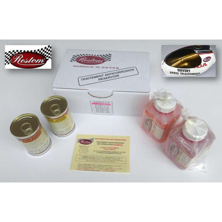Kit restauration RESTOM SUPERKIT pour réservoir métallique 5-15L