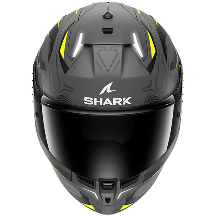 Shark SKWAL i3 LINIK motorcycle helmet GREY/YELLOW