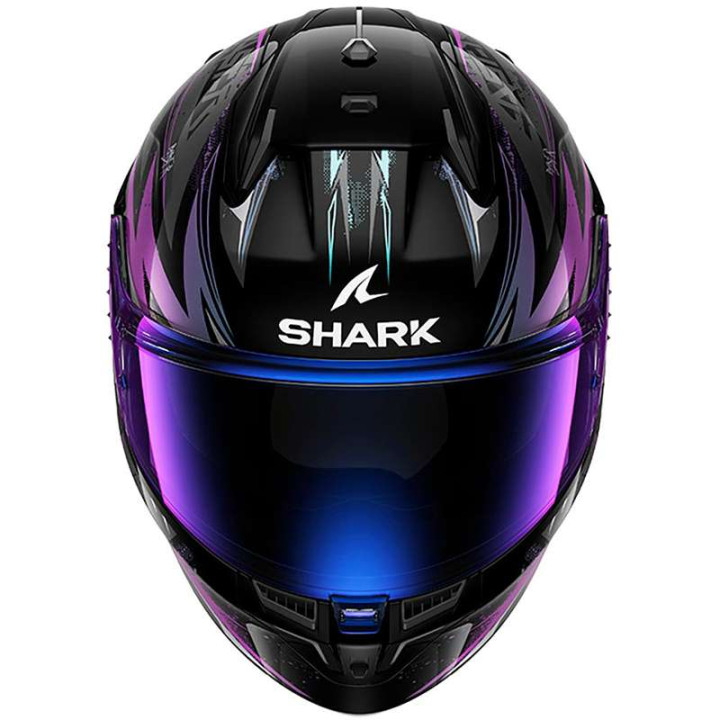 Shark D-SKWAL 3 BLAST-R Motorcycle Helmet Black/Purple