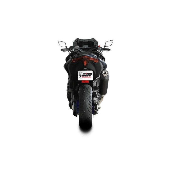 Ligne complète Mivv OVAL Inox noir (Y.073.LVC) Yamaha T-Max 560
