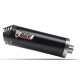 Ligne complète Mivv OVAL Inox noir (Y.073.LVC) Yamaha T-Max 560