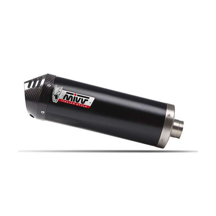 Ligne complète Mivv OVAL Inox noir (Y.073.LVC) Yamaha T-Max 560