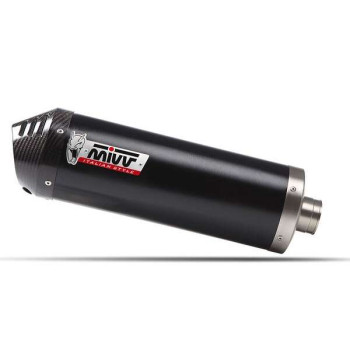 Ligne complète Mivv OVAL Inox noir (Y.073.LVC) Yamaha T-Max 560