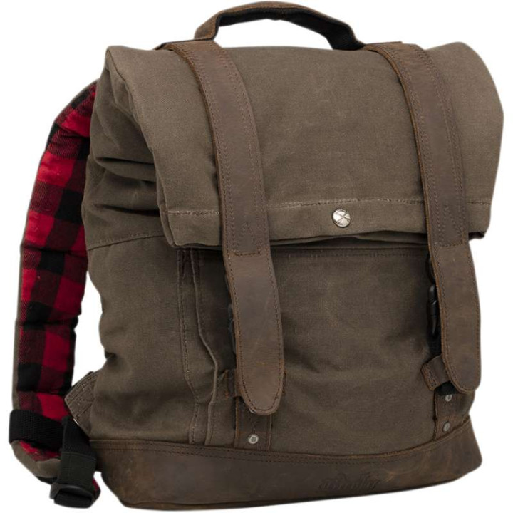 Sac à dos moto BURLY MARRON