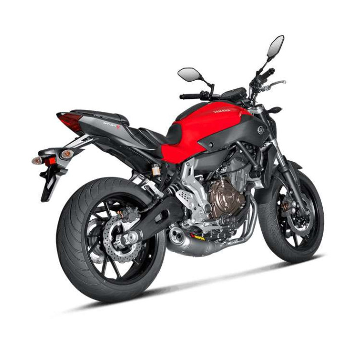 Ligne complète homologuée Akrapovic RACING Titane Yamaha MT-07 14-16