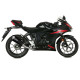 Ligne complète Mivv DELTA RACE Inox noir (S.055.LDRB) Suzuki GSX-R125 GSX-S125 17-