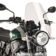 Puig CUSTOM II (0336) motorcycle windshield for round light