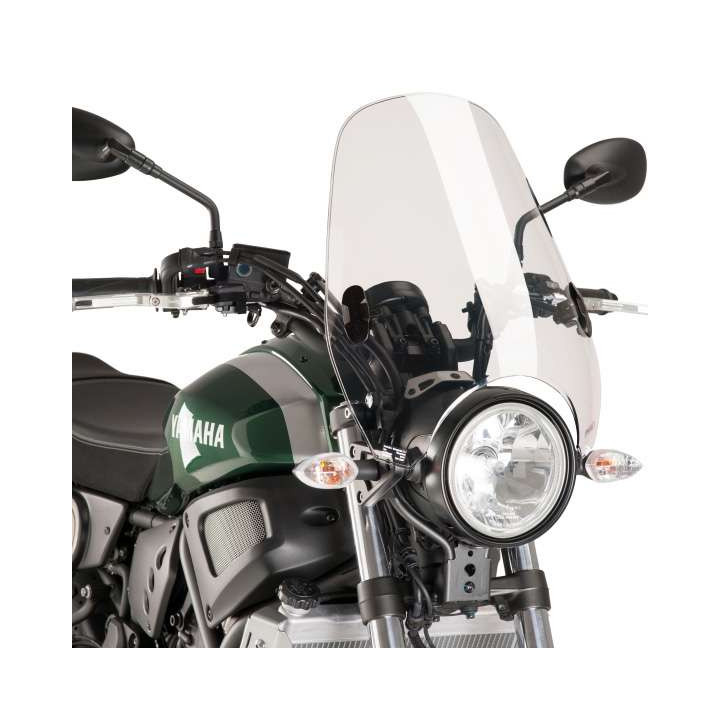 Puig CUSTOM II (0336) motorcycle windshield for round light
