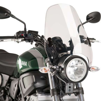 Pare-brise moto Puig CUSTOM II (0336) pour feu rond
