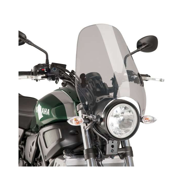 Puig CUSTOM II (0336) motorcycle windshield for round light