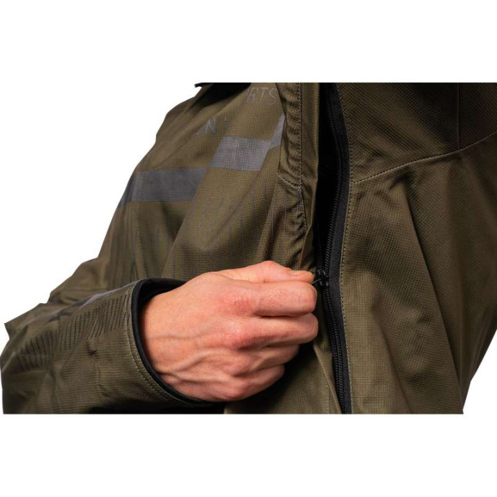 Blouson de pluie moto Icon PDX3 OLIVE