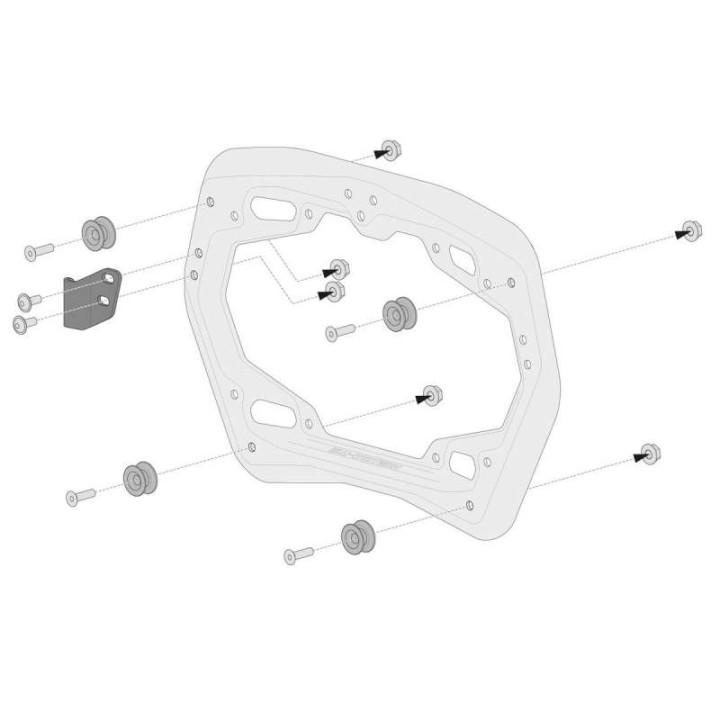 Kit bagagerie SW-Motech Aventure Honda XL750 Transalp (ADV.01.070.75000/S)
