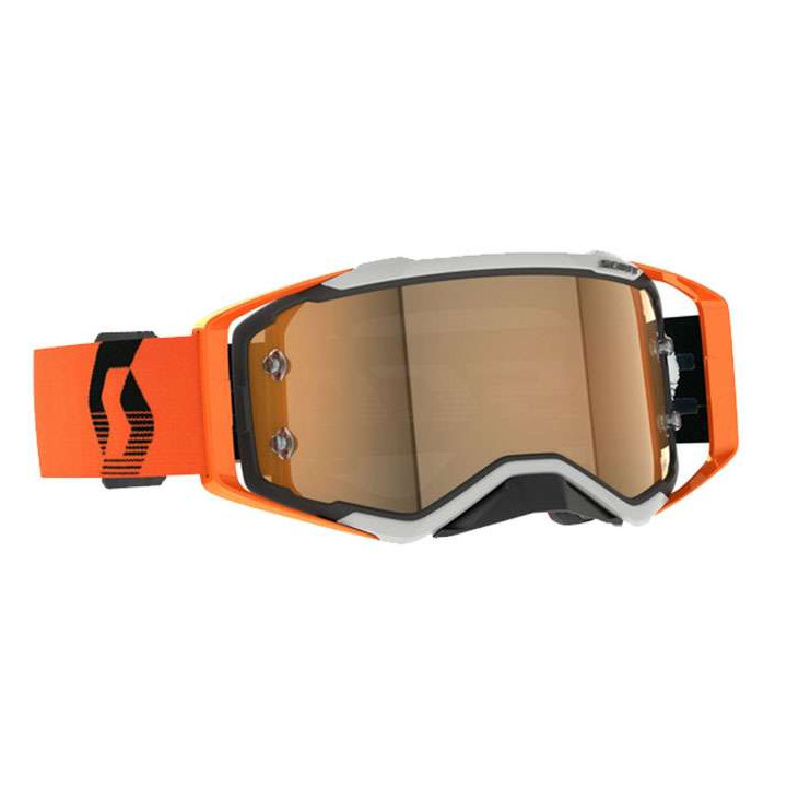Masque cross Scott PROSPECT AMPLIFIER 2024 Gris/Orange - Gold