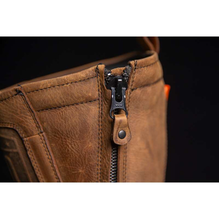 Bottes moto Icon 1000 ELSINORE 2 MARRON