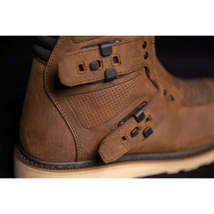 Bottes moto Icon 1000 ELSINORE 2 MARRON