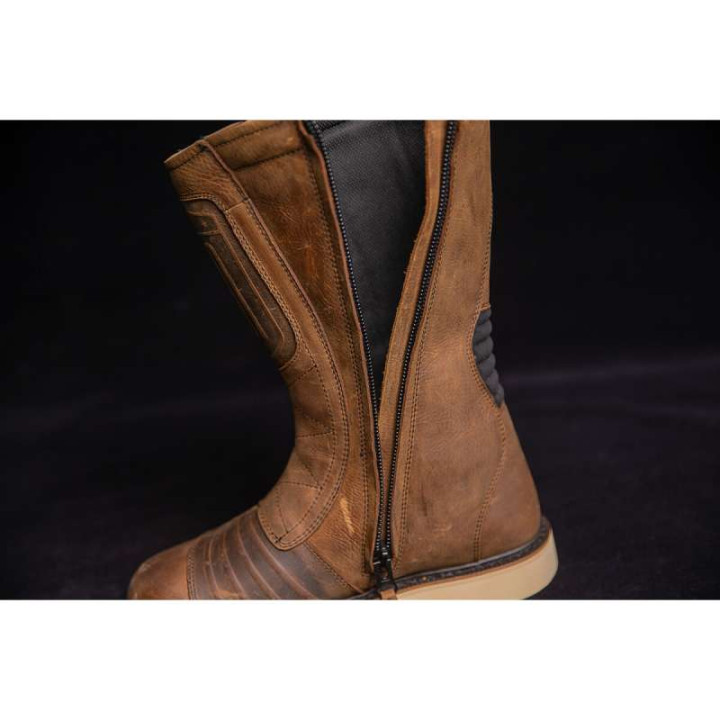 Bottes moto Icon 1000 ELSINORE 2 MARRON